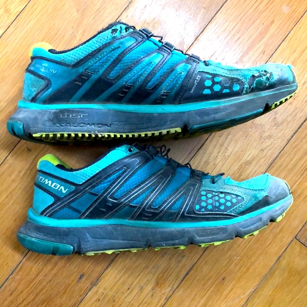 Women’s Salomon trail shoes size 9.5